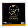 7 Inch (45 RPM) with Flap Premium Outer Record Sleeves - Groove Vinyl