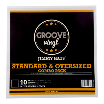 12 Inch Combo Pack Premium Outer Record Sleeves - Groove Vinyl