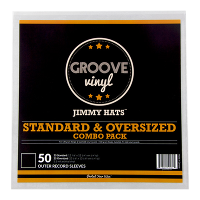 12 Inch Combo Pack Premium Outer Record Sleeves - Groove Vinyl