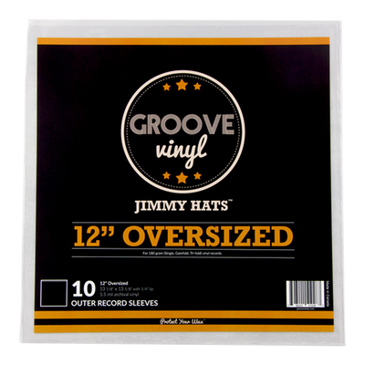 12 Inch Oversized Premium Outer Record Sleeves - Groove Vinyl
