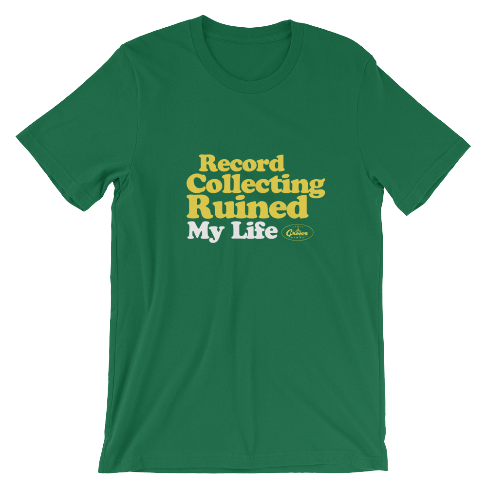 Groove Sounds Yellow Text T-Shirt - Groove Vinyl