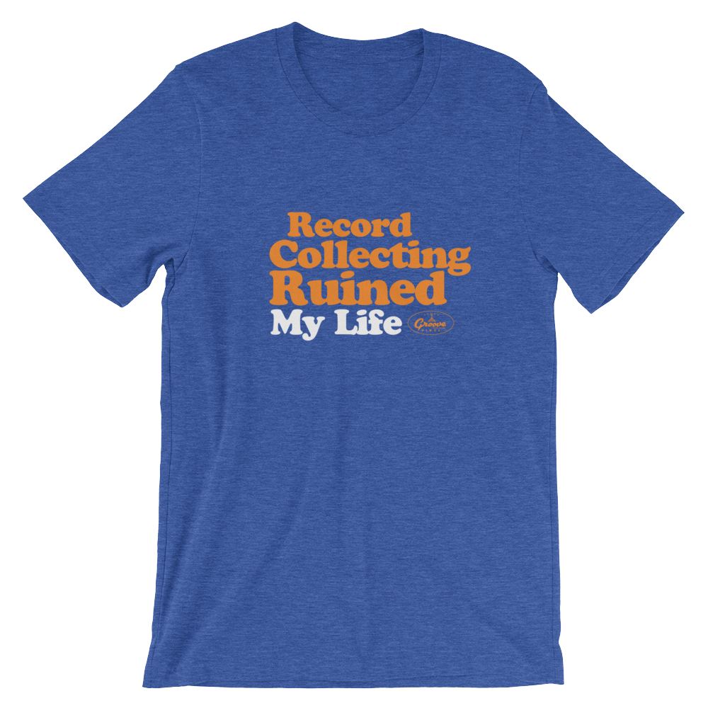 Groove Sounds Orange Text T-Shirt - Groove Vinyl