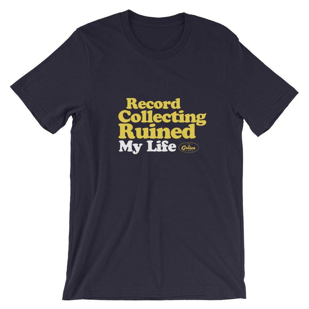 Groove Sounds Yellow Text T-Shirt - Groove Vinyl